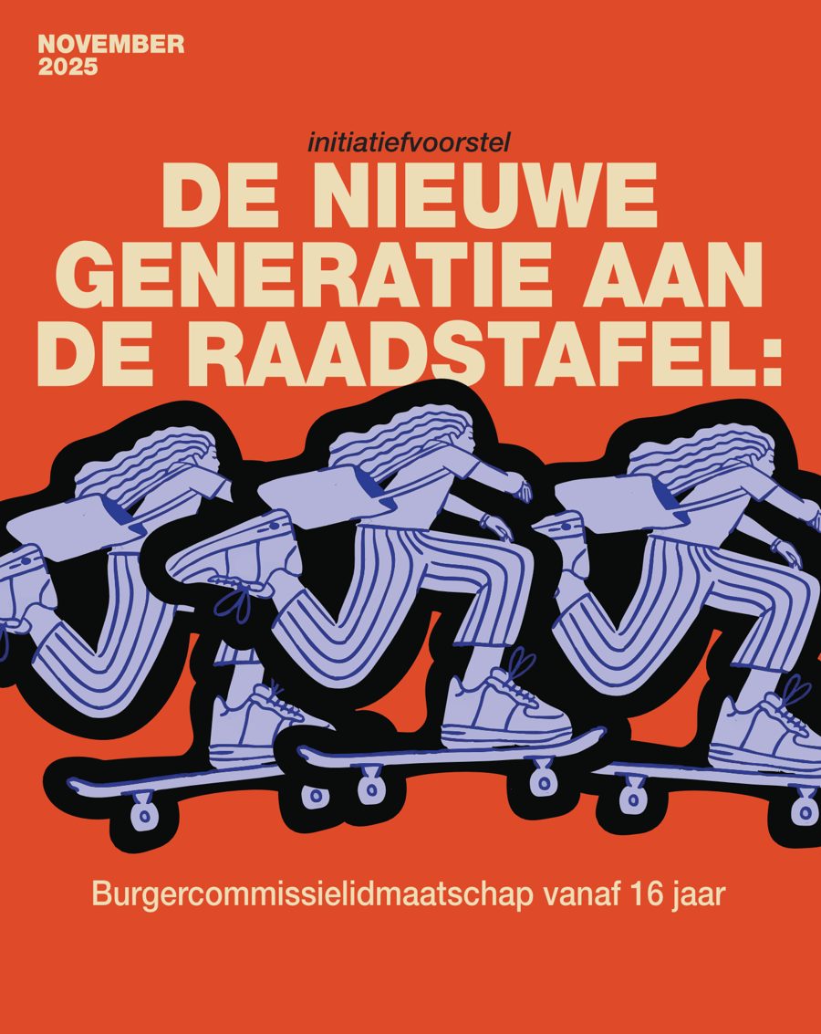 Cover initiatiefvoorstel De nieuwe generatie aan de raadstafel